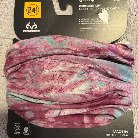 Buff Coolnet UV and Real Tree Neckwear in Aspect Ocean Spray - Picture 1 of 5